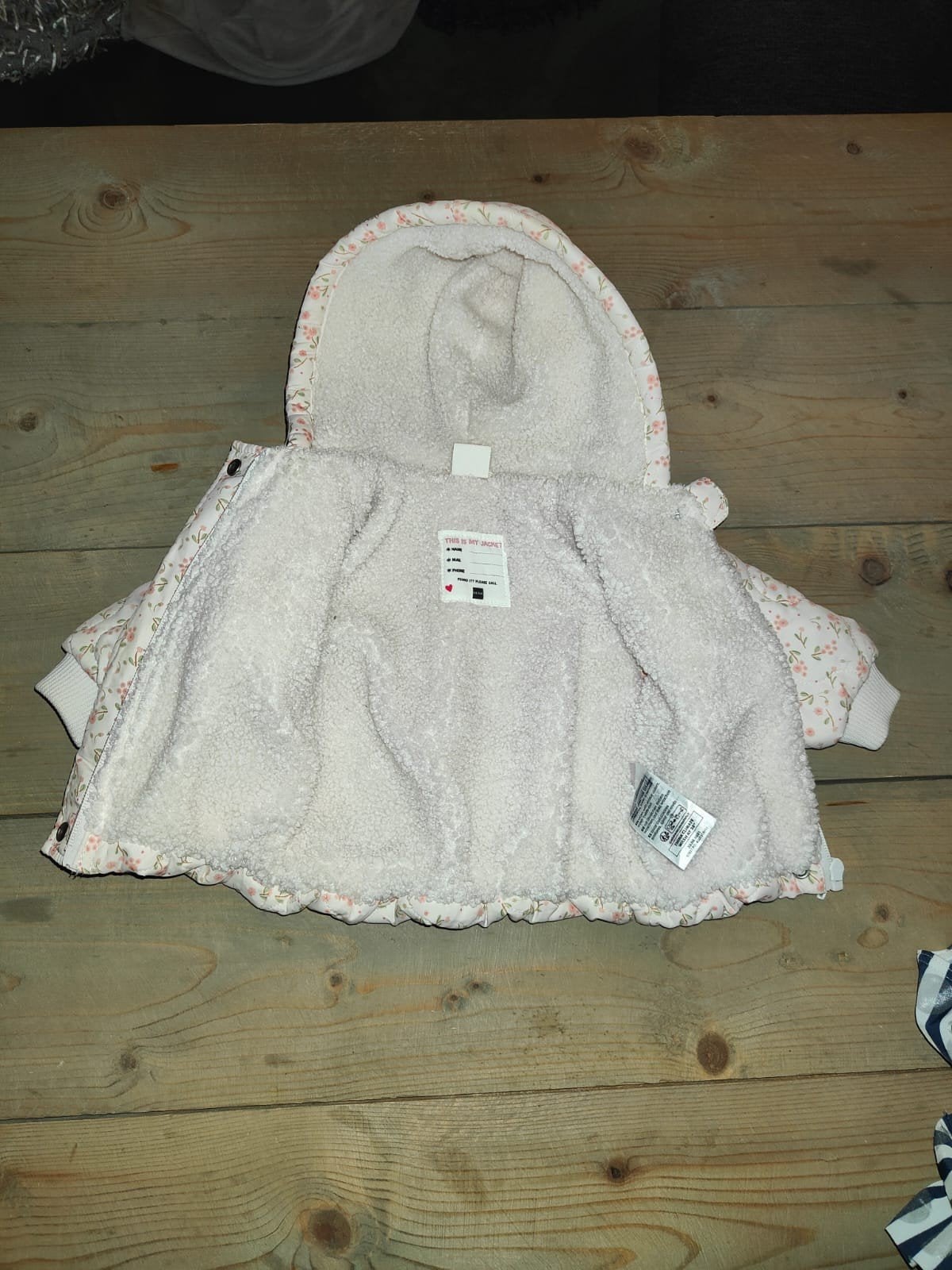 Hema winterjas meisje maat 62, z.g.a.n., Kinderen en Baby's, Babykleding | Maat 62, Meisje, Ophalen of Verzenden, Zo goed als nieuw