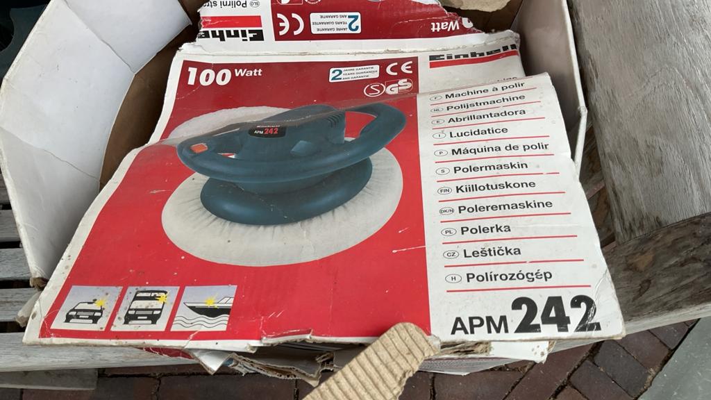 Einhell polijstmachine 100 watt voor b.v.  auto te poetsen, Auto diversen, Onderhoudsmiddelen, Ophalen of Verzenden
