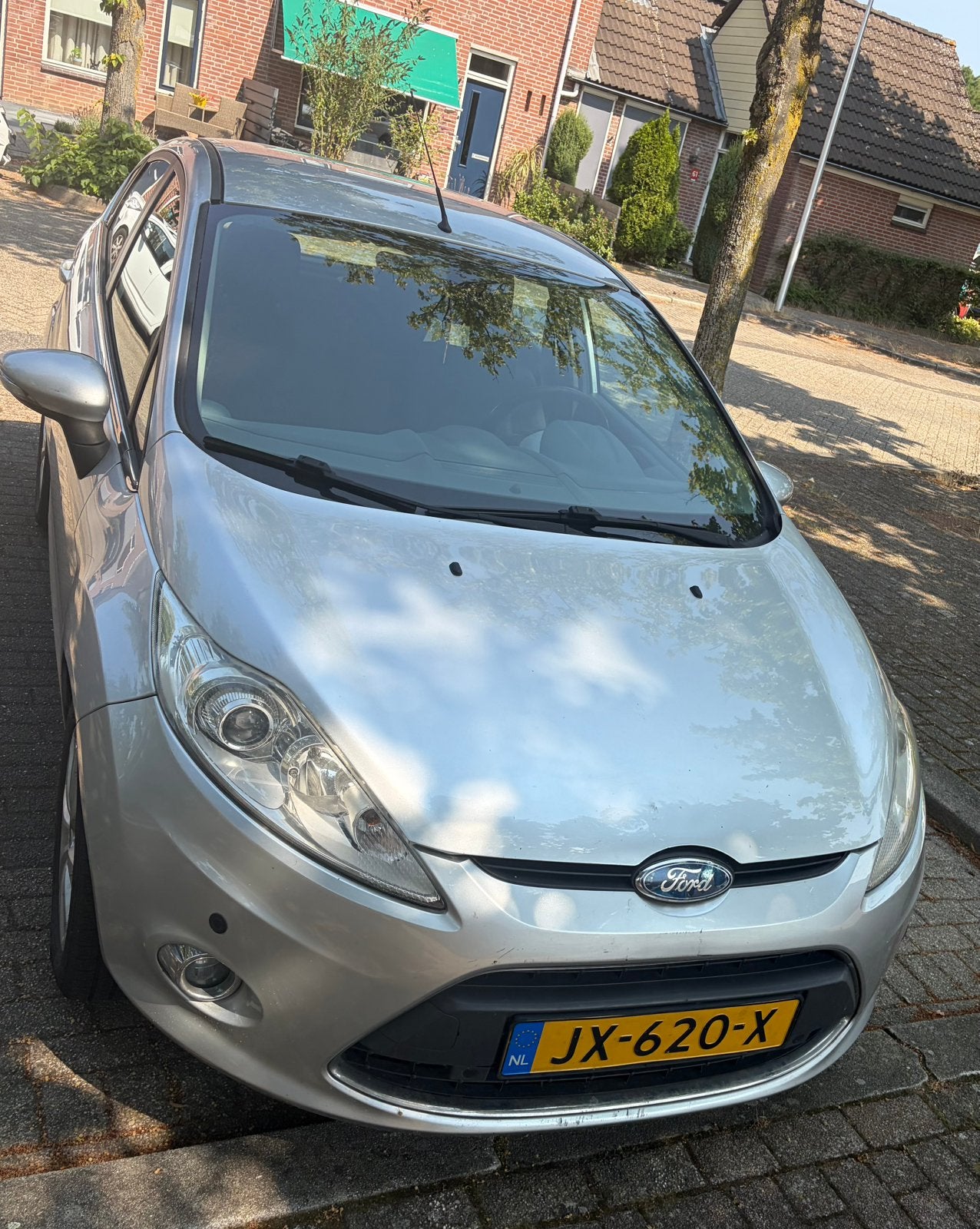 Ford Fiësta 1.25 60KW 5DR 2009 Grijs, Voorwielaandrijving, Euro 5, Stof, 40 €/maand