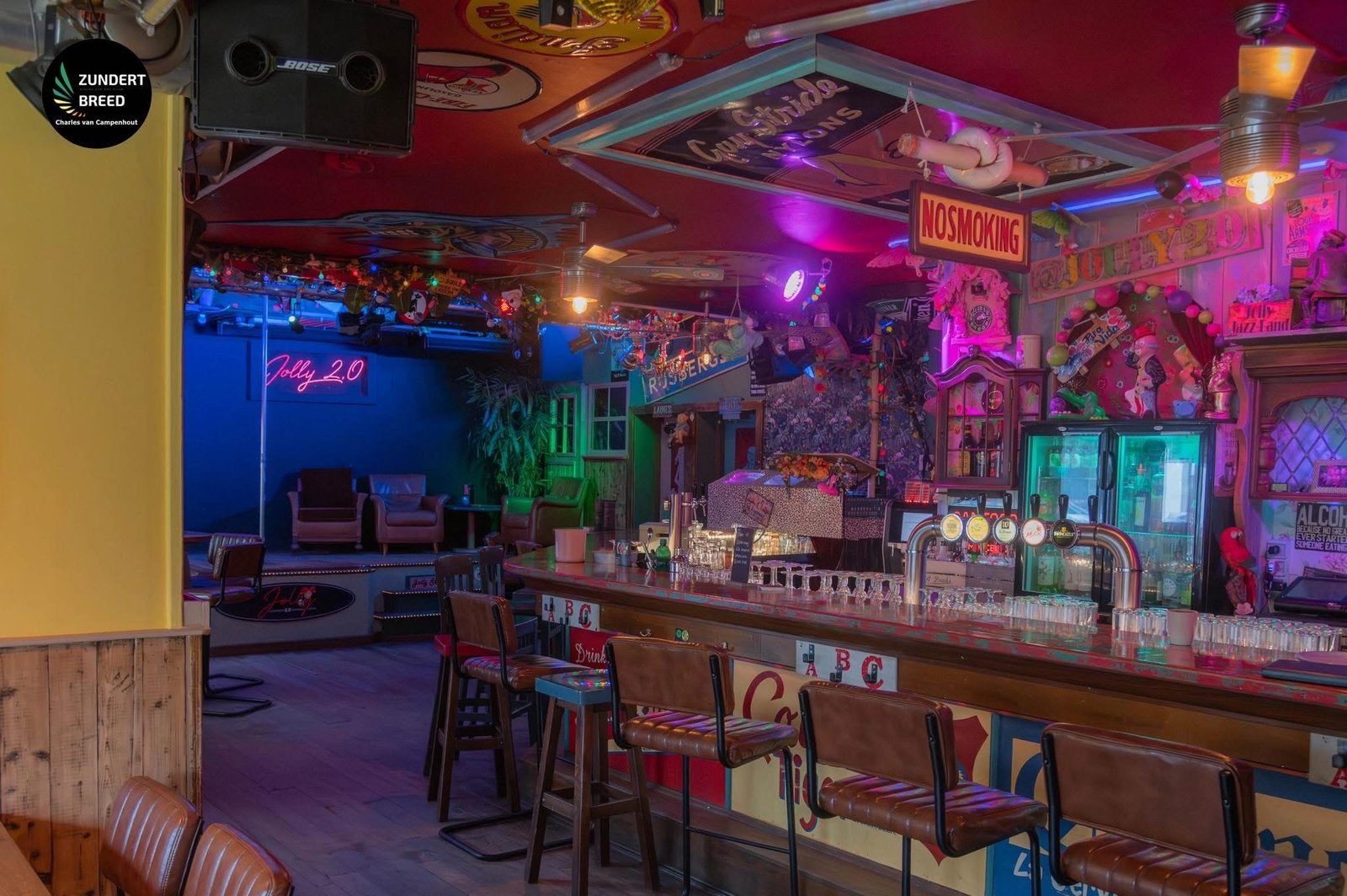 Te huur: Jolly – voor workshops en bedrijfsborrels, Met catering, Feestzaal of Podium