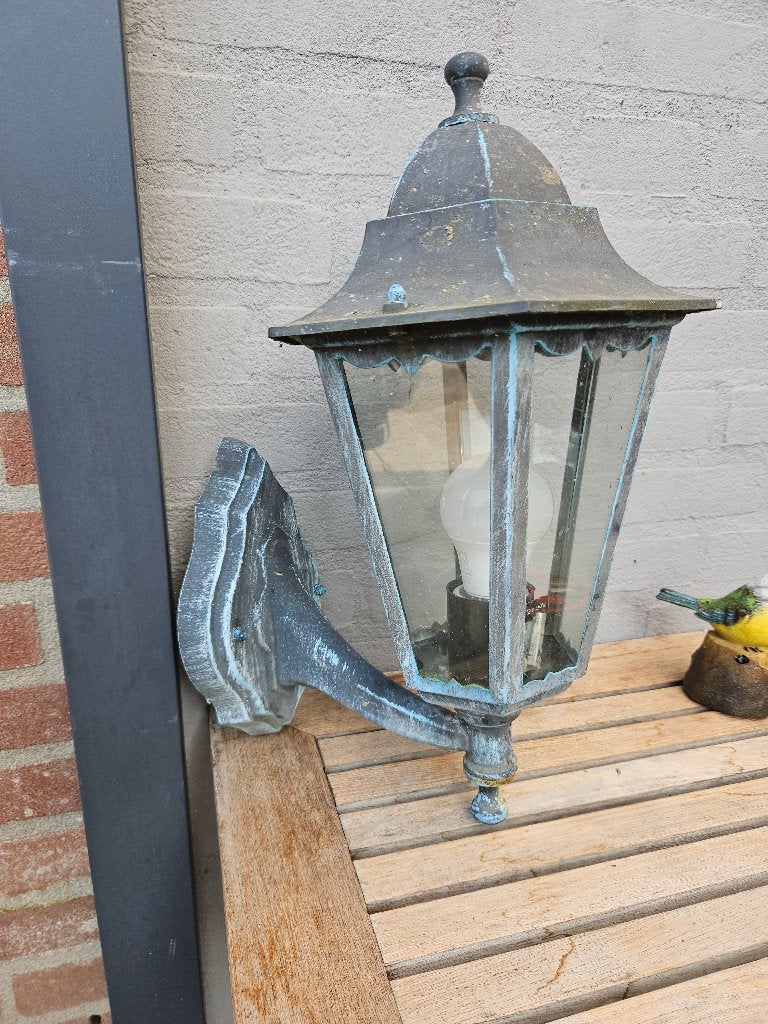 4 lantaarns, Ophalen, Gebruikt, Wandlamp, Aluminium