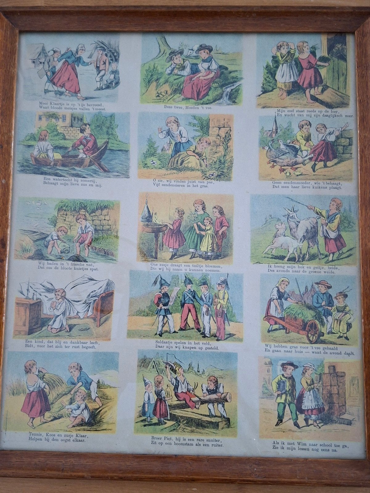 Twee ingelijste antieke centprenten (1730-1930), Ophalen of Verzenden