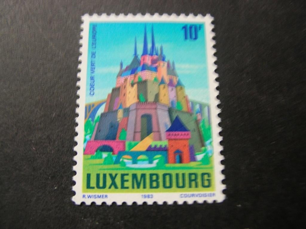 Cept/Verenigd Europa Luxemburg 1983 meeloper, Ophalen of Verzenden, Luxemburg, Postfris