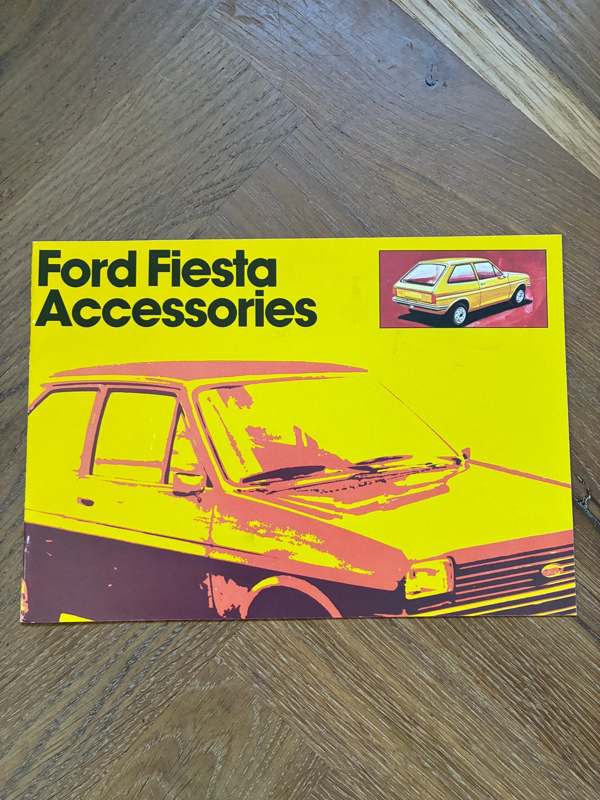 Ford Fiesta accessoires brochure 1978, Verzenden, Gelezen, Ford