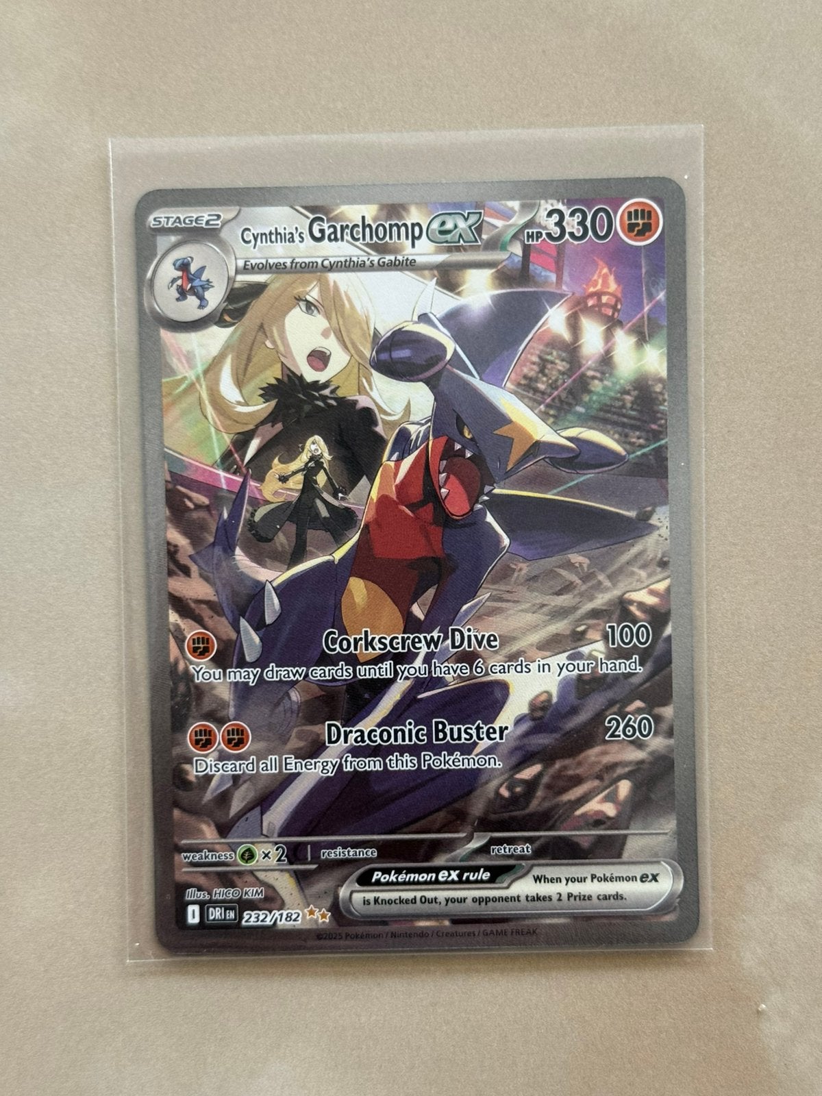 Garchomp DRI 232/182 PSA 10 waardig, Ophalen of Verzenden, Zo goed als nieuw