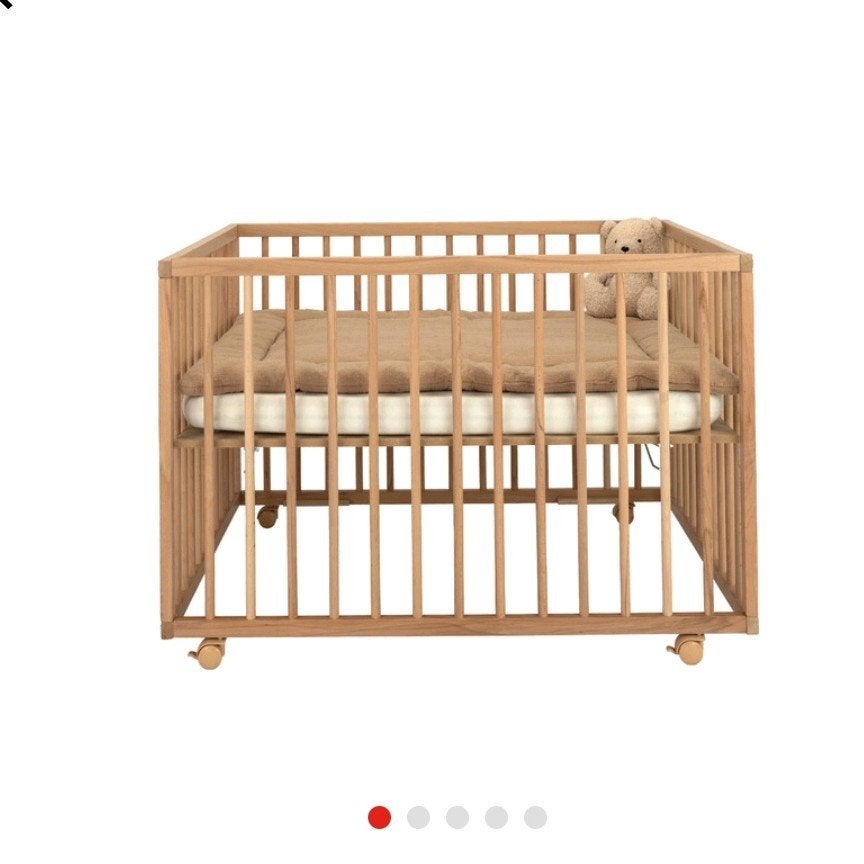 Houten box op wieltjes, Kinderen en Baby's, Boxen, Ophalen, Gebruikt