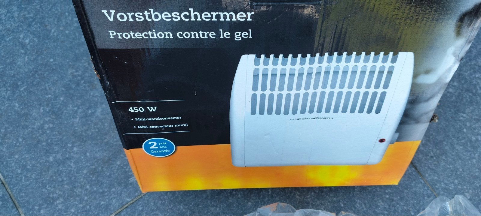 Nieuwe Vorstbeveiliging Kachel 450W - Thuis & Camping, Ophalen of Verzenden