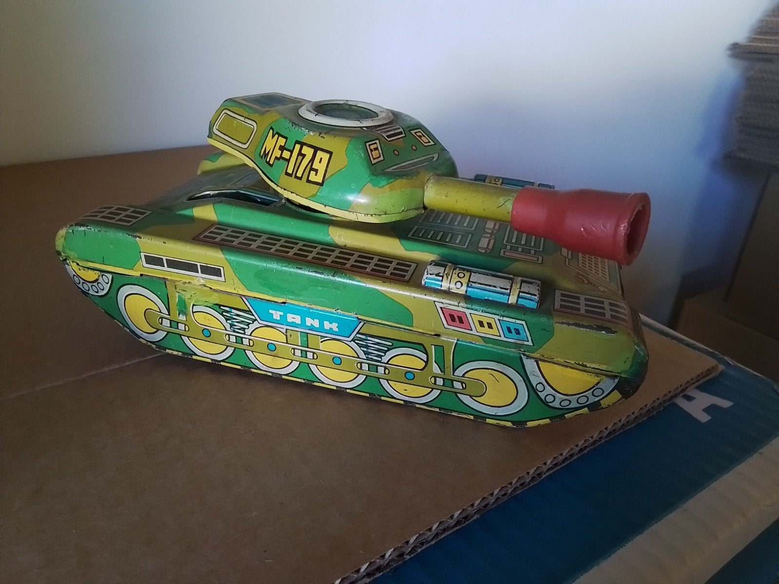 Vintage blikken speelgoed: tank, pantserwagen, tankwagen, Verzamelen, Ophalen of Verzenden, Gebruikt
