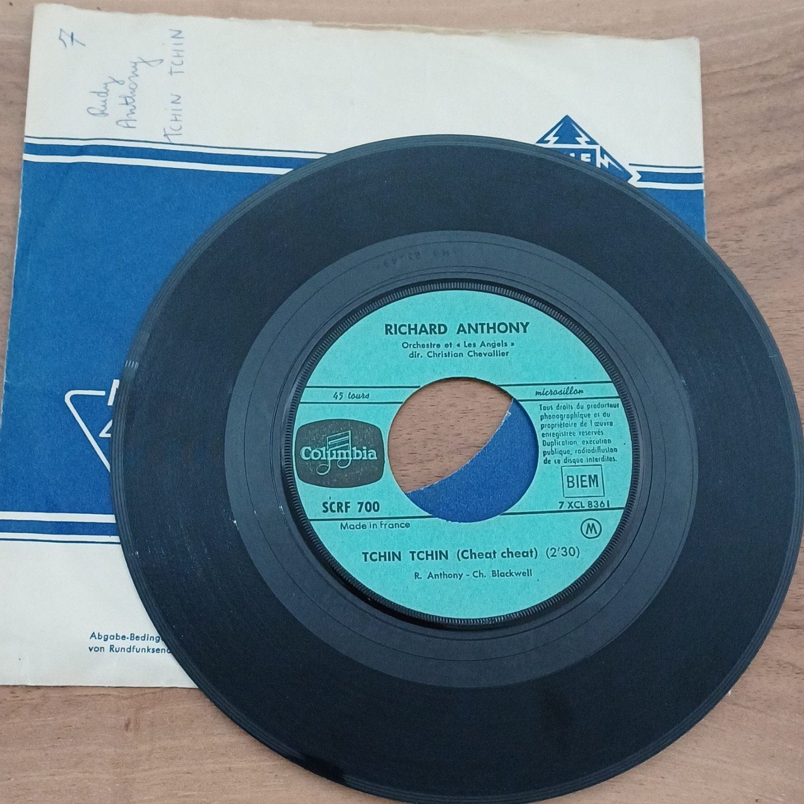Richard Anthony, Ophalen of Verzenden, Zo goed als nieuw, Pop