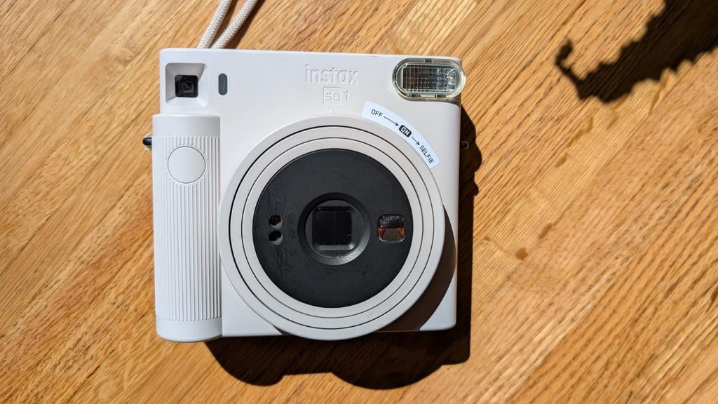 Instax SQ1 Instant Camera - Wit, Ophalen of Verzenden, Zo goed als nieuw, Compact