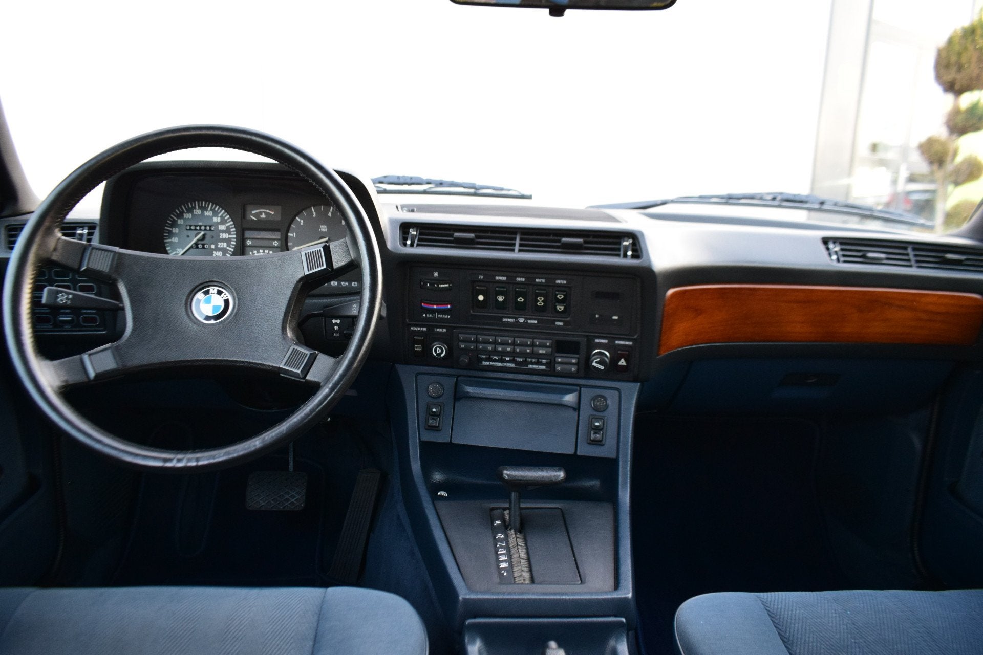 BMW 7 Serie 728i Automaat Arktisblau-Metallic (bj 1986), Auto's, Automaat, Achterwielaandrijving, Origineel Nederlands, Bedrijf