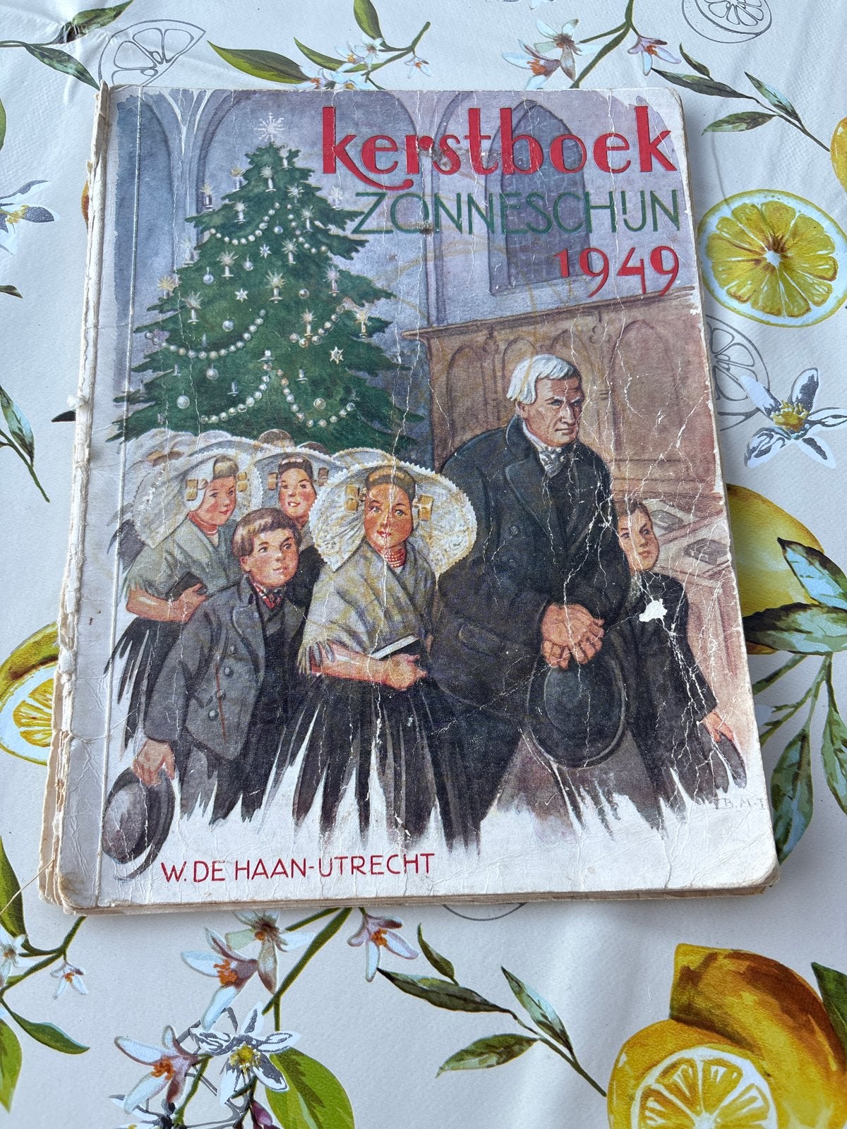Kerstboek Zonneschijn 1949 - Vintage Kinderboek, Ophalen of Verzenden, Gelezen, Fictie algemeen