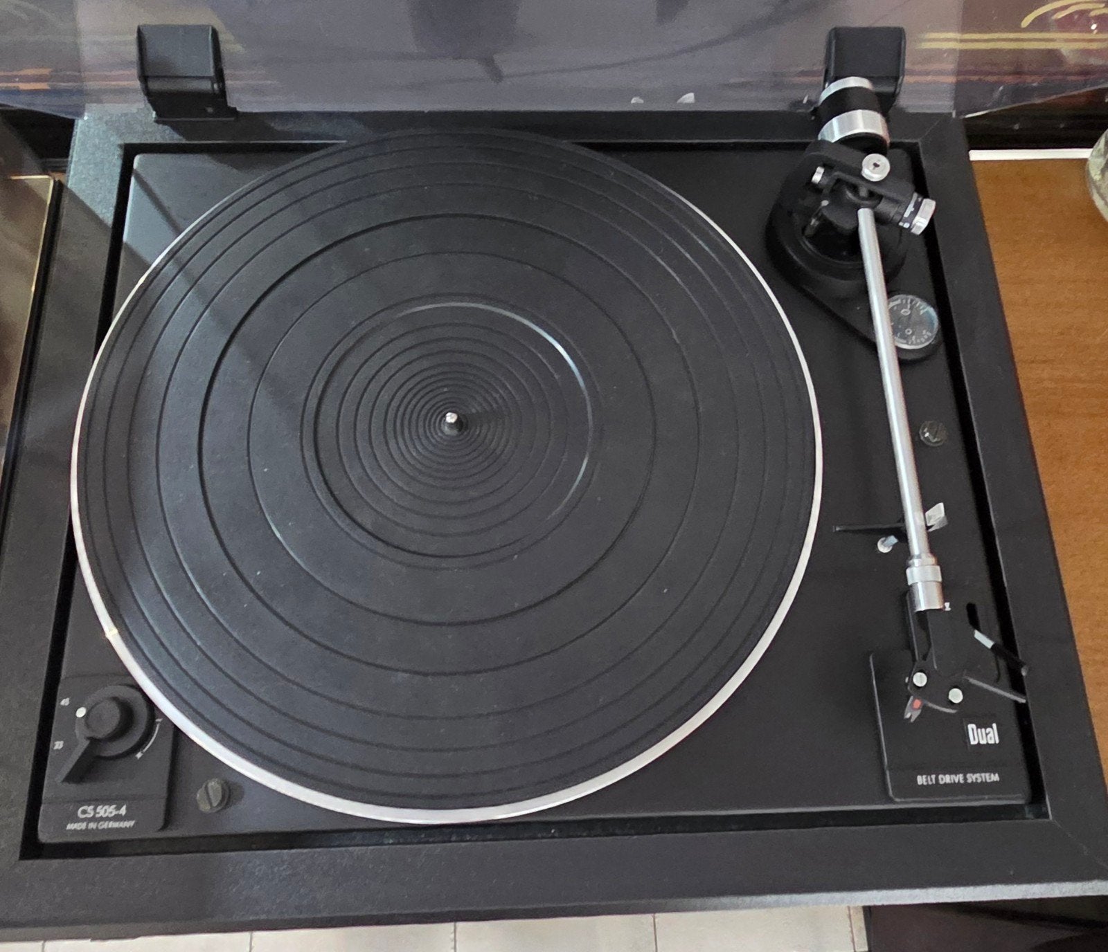 Dual CS 505-4 Platenspeler - Belt Drive System, Ophalen, Gebruikt, Platenspeler, Dual