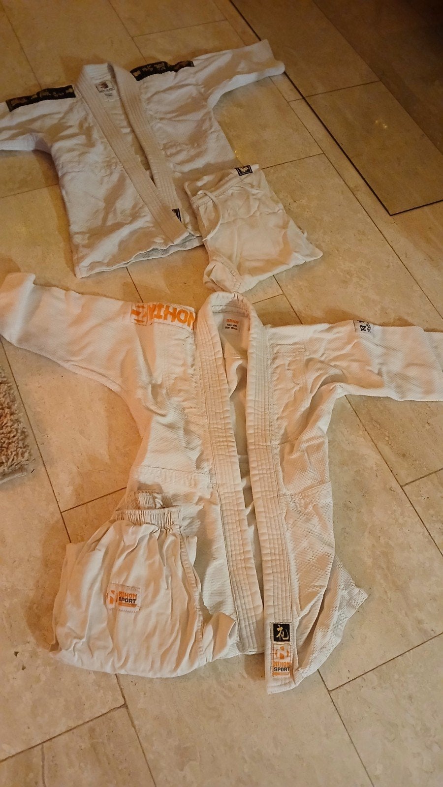 judopak maat 130 en 140, Maat XS of kleiner, Ophalen of Verzenden, Zo goed als nieuw, Judo