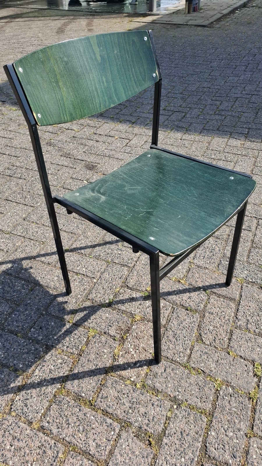 24 stapel horeca vintage GIJS V/D SLUIS dutch design gispen, Huis en Inrichting, Stoelen, Vijf, Zes of meer stoelen, Metaal, Zwart