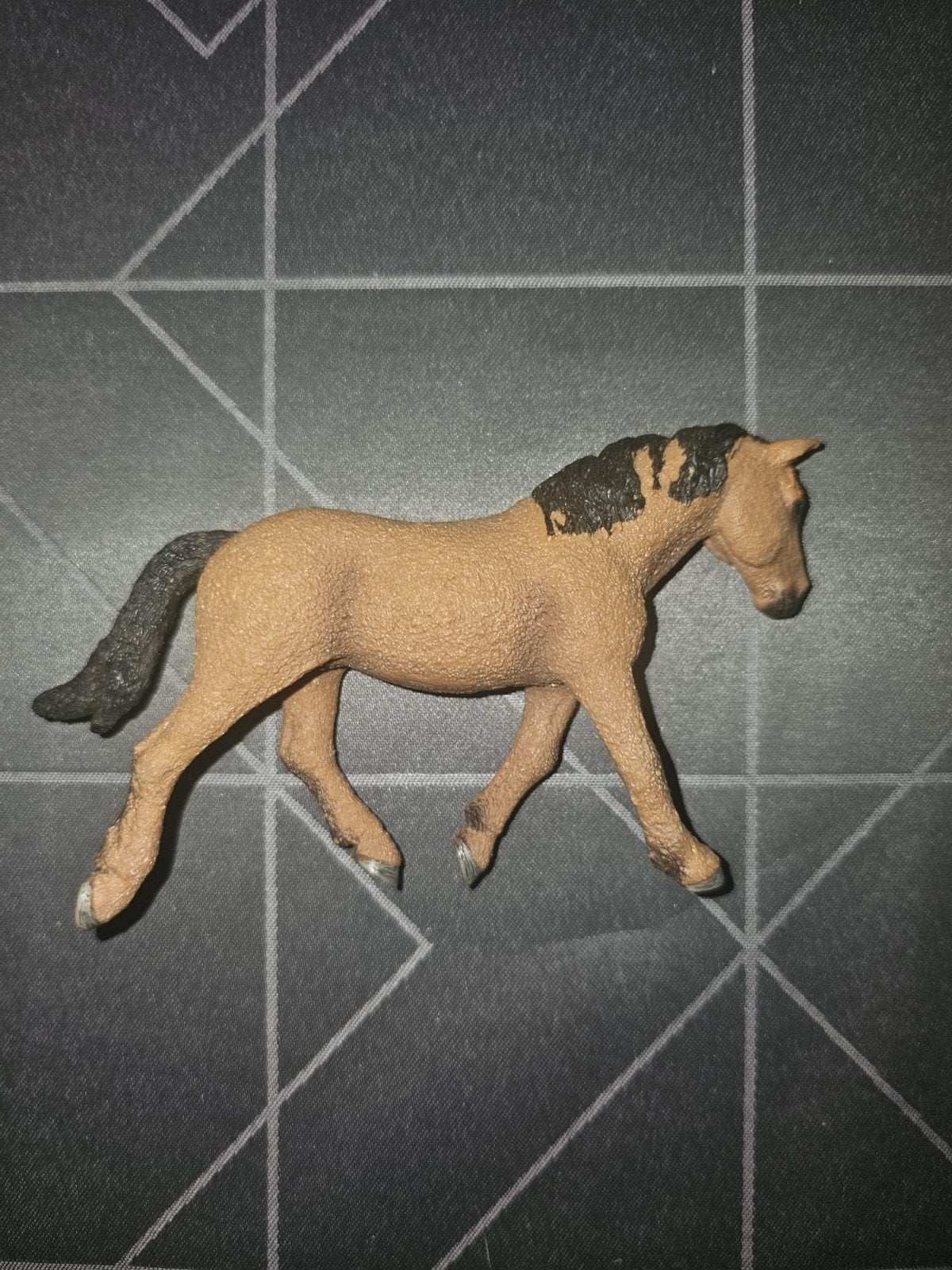 Schleich curly merrie, Ophalen of Verzenden, Zo goed als nieuw, Paard, Beeldje of Figuurtje