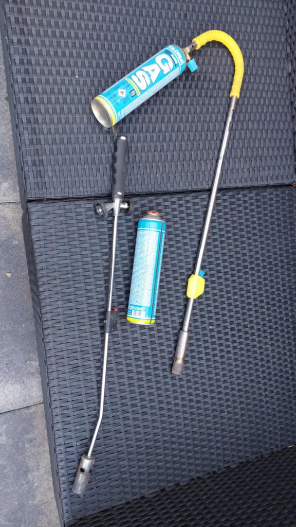 2 stuks onkruid brander., Ophalen, Gebruikt