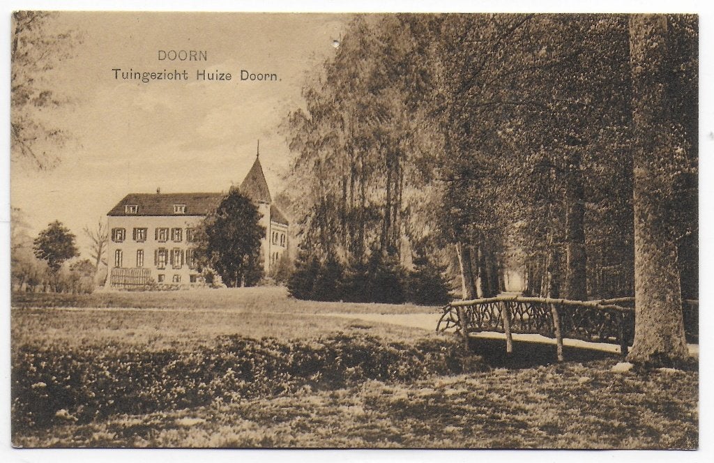 Doorn Huize Doorn Oude Ongelopen Amsichtkaart ( B65 ), Verzamelen, Ansichtkaarten | Nederland, Ophalen of Verzenden, 1940 tot 1960