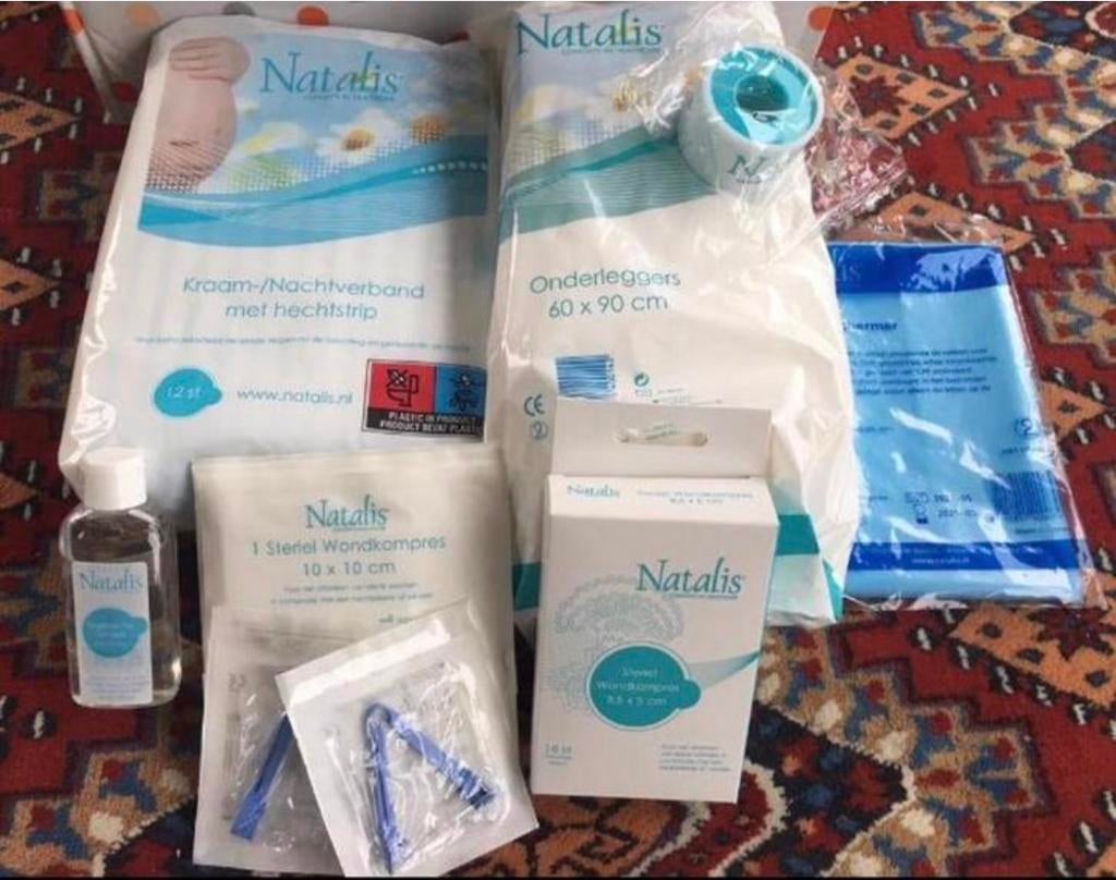 Nieuw Kraampakket voor bevalling Compleet en Handig, Diversen, Ophalen of Verzenden, Nieuw