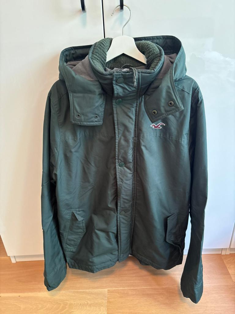 Hollister All-Weather fleece-lined hooded jacket maat XL, Kleding | Heren, Ophalen of Verzenden, Zo goed als nieuw, Maat 56/58 (XL)