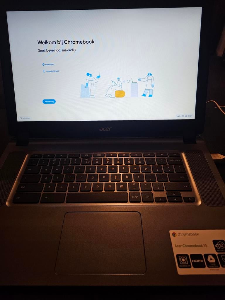 Te koop  Acer chromebook 15inch, Ophalen of Verzenden, 15 inch, 4 GB of minder