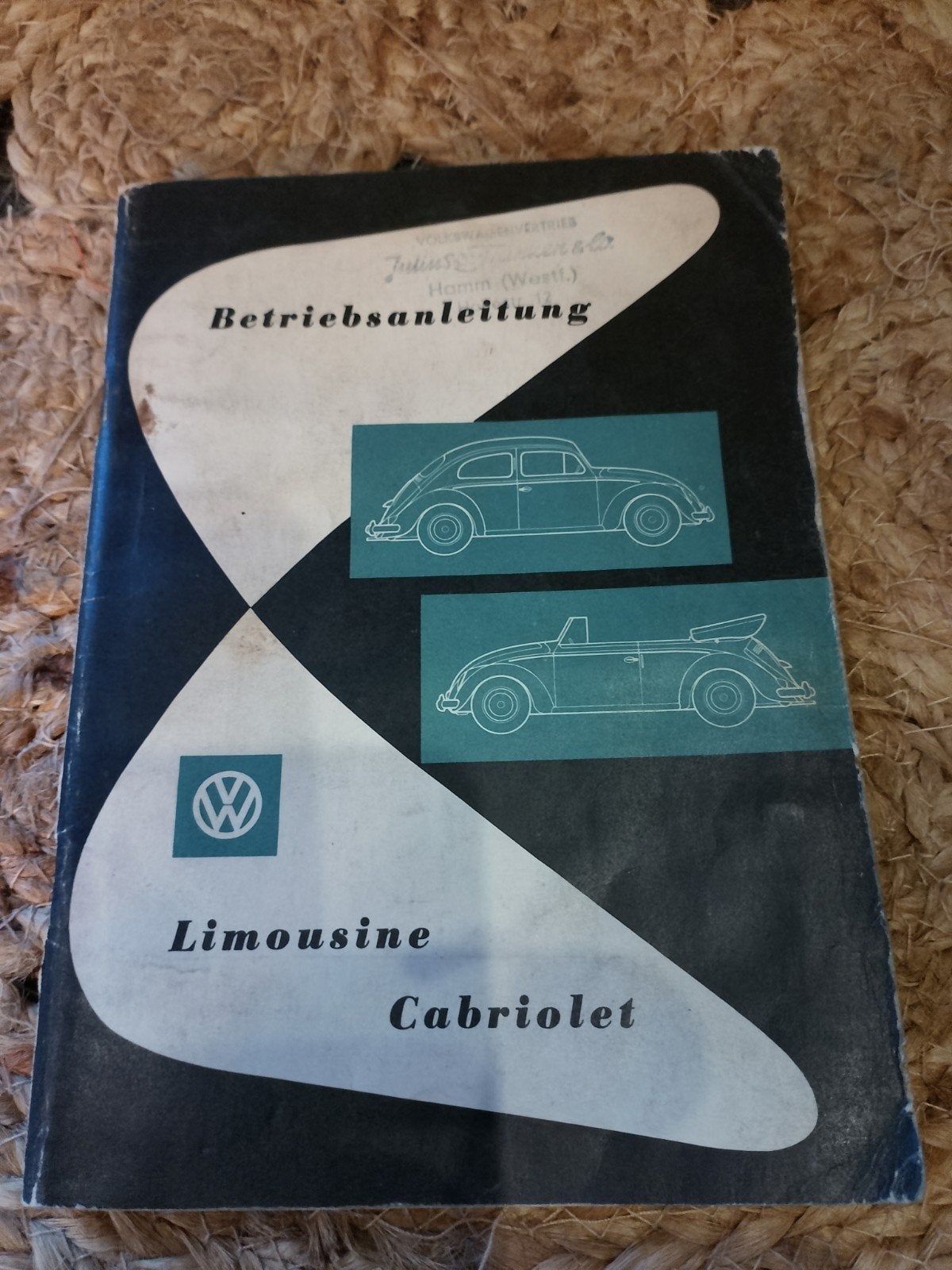 Originele Handleiding VW Kever Limousine/Cabriolet 1959, Ophalen of Verzenden