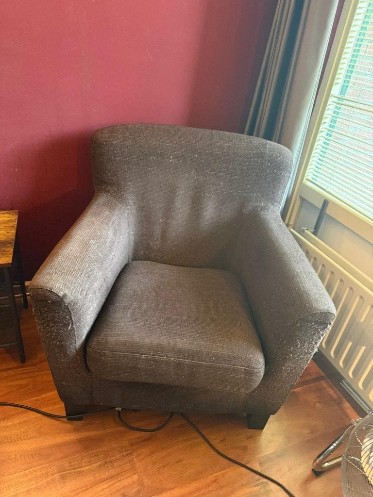Fauteuil, Huis en Inrichting, Fauteuils, Ophalen, Gebruikt, 75 tot 100 cm, 75 tot 100 cm