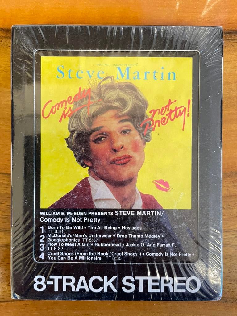 8 Track Steve Martin Sealed, Cd's en Dvd's, Cassettebandjes, Ophalen, Zo goed als nieuw, 1 bandje