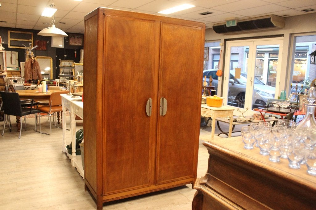 Brocante - Karaktervolle kast, Art Deco!, Ophalen, Eikenhout, Art Deco, 150 tot 200 cm