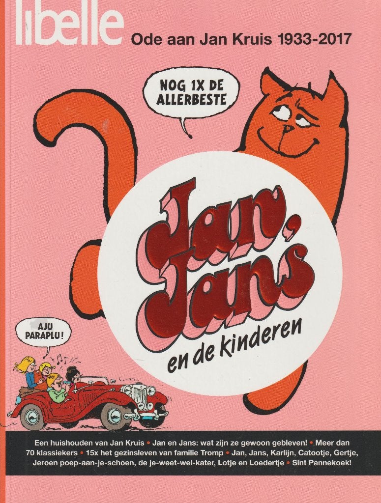 Ode aan Jan Kruis 1933-2017 Jan Jans en de kinderen, Eén stripboek, Ophalen of Verzenden, Zo goed als nieuw