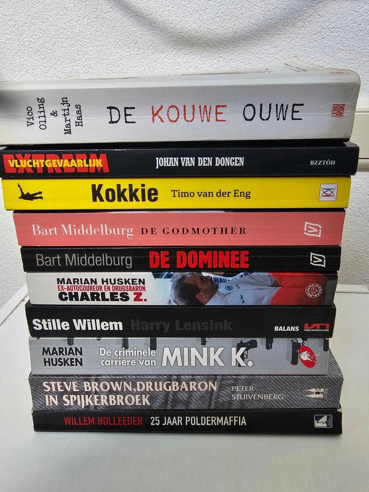 10x misdaad biografieën Vico Olling, Bart Middelburg e.a., Boeken, Ophalen of Verzenden, Gelezen, Vico Olling, Bart Middelburg, Harry Lensink, Willem Holleeder