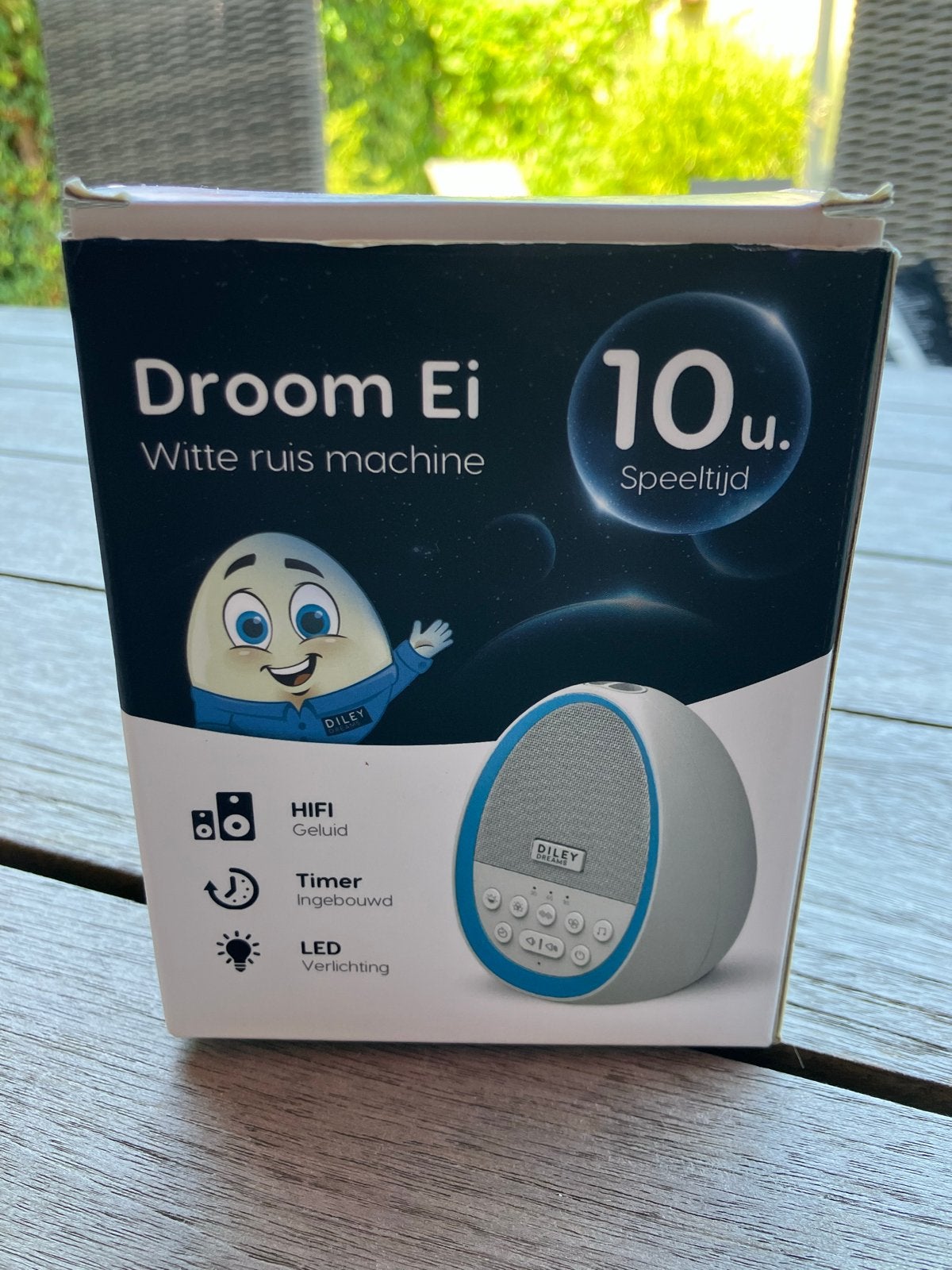 Droom Ei Witte Ruis Machine met Licht en Geluid, Ophalen, Zo goed als nieuw, Overige typen, Met licht