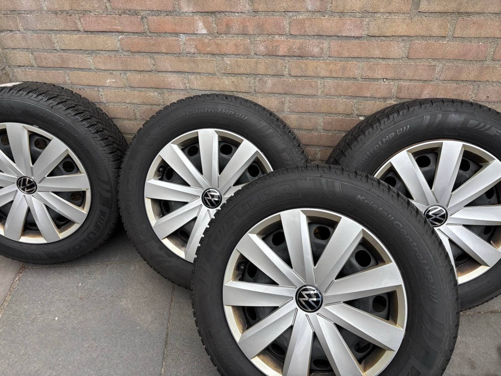 Banden Winterbanden met Velgen, Ophalen, Gebruikt, 16 inch, Banden en Velgen