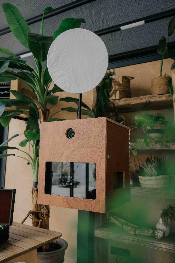 Photobooth met onbeperkt prints huren, Hobby en Vrije tijd, Verzenden, Zo goed als nieuw, Geboorte of Huwelijk