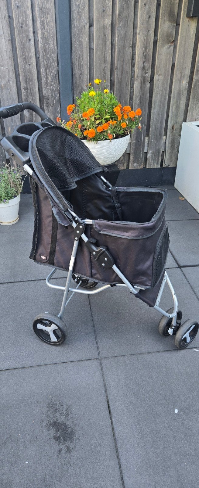 hondenbuggy inklapbaar, Dieren en Toebehoren, Honden-accessoires, Ophalen, Gebruikt, Hondenbuggy