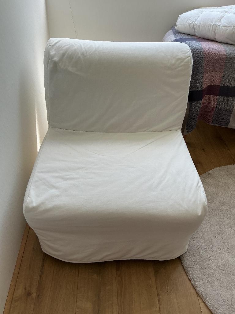 Bedstoel (IKEA), Ophalen, Eenpersoons, Wit, 190 cm of minder