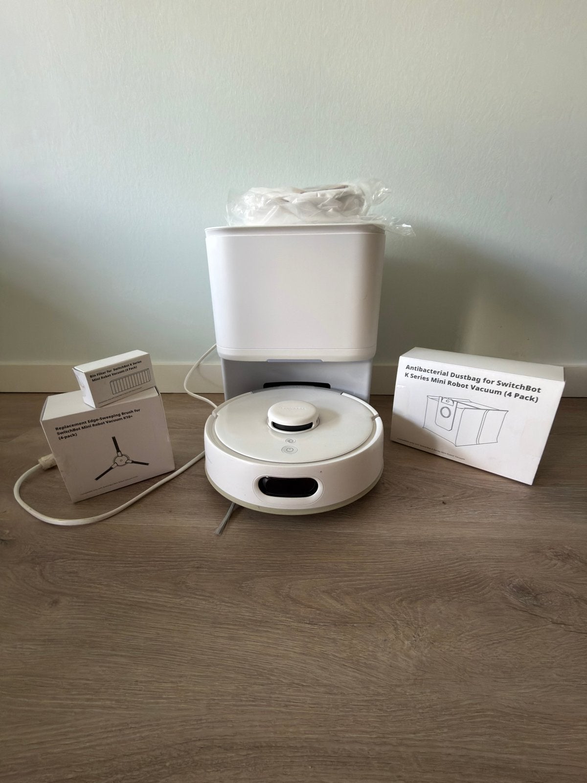 SwitchBot K10+ Pro Robotstofzuiger met accessoires, Overige merken, Automatisch legen, Nieuw, Robotstofzuiger