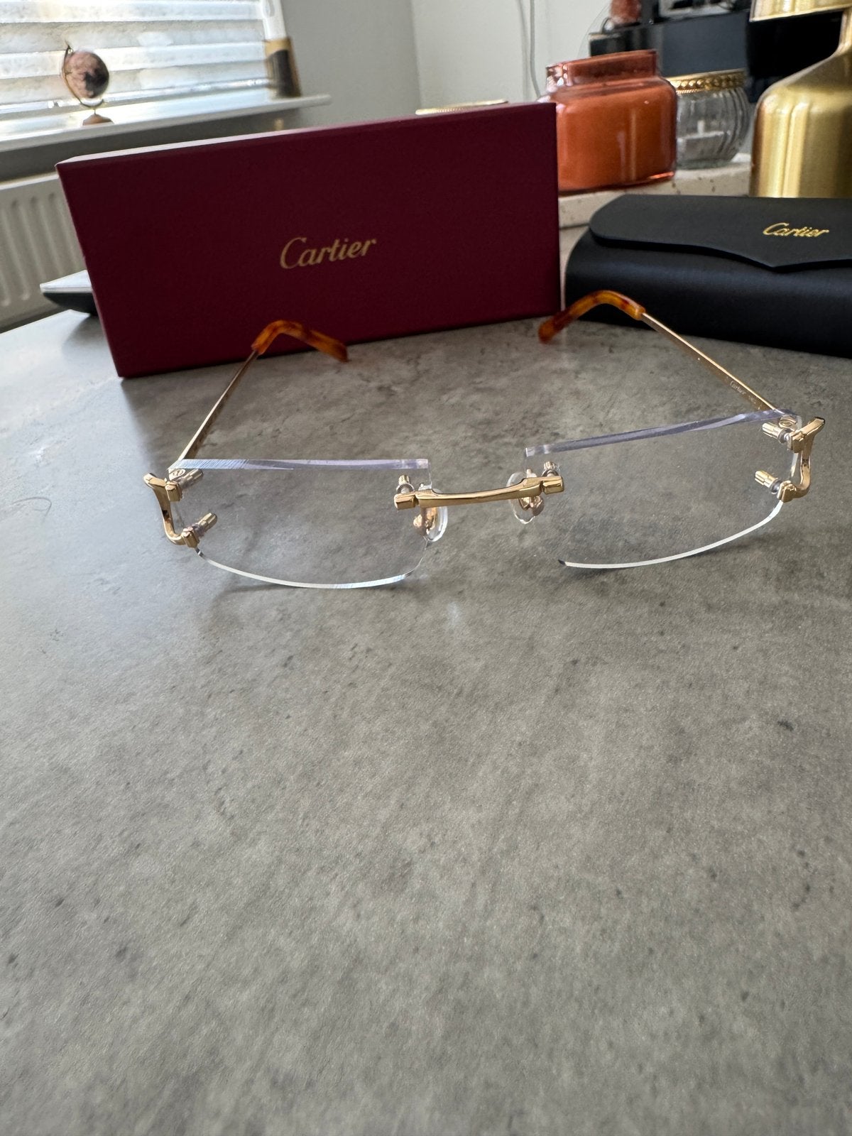 Cartier zonnebrillen diverse modellen + toebehoren, Ophalen, Nieuw, Overige kleuren, Overige merken