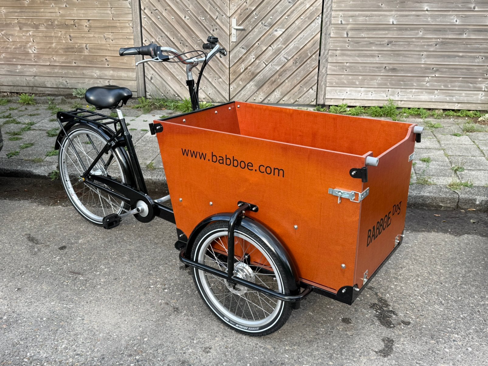 Bakfiets "Babboe Dog" Nieuwe Staat, Fietsen en Brommers, Fietsen | Bakfietsen, Elektrisch, Zo goed als nieuw, 2 kinderen, Trommelrem