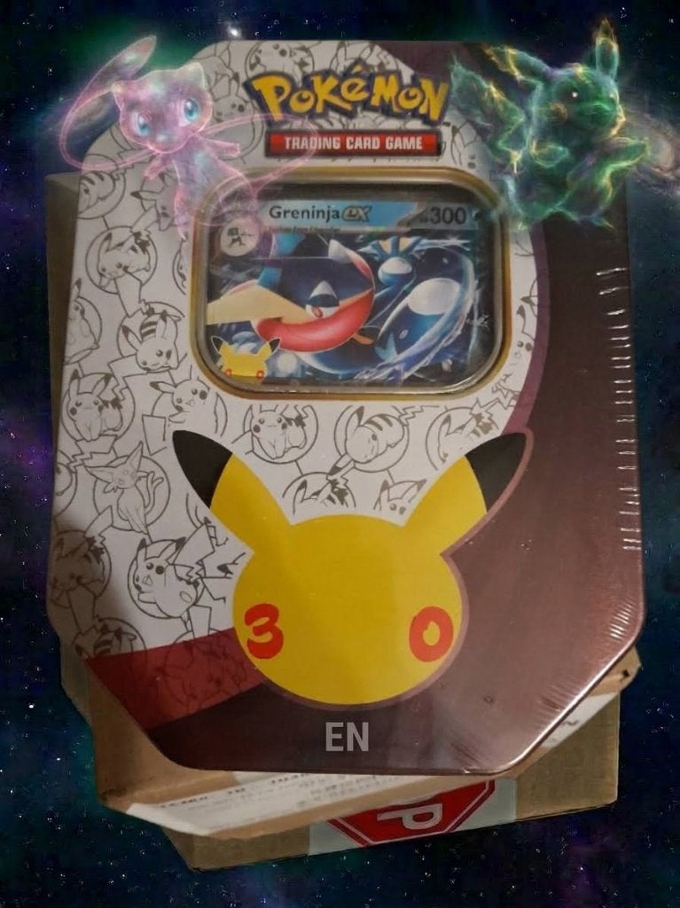 ⚡ Pokemon 30th Celebration ex Tin ( tevens ook cases)‼️, Ophalen of Verzenden, Nieuw, Overige typen, Foil