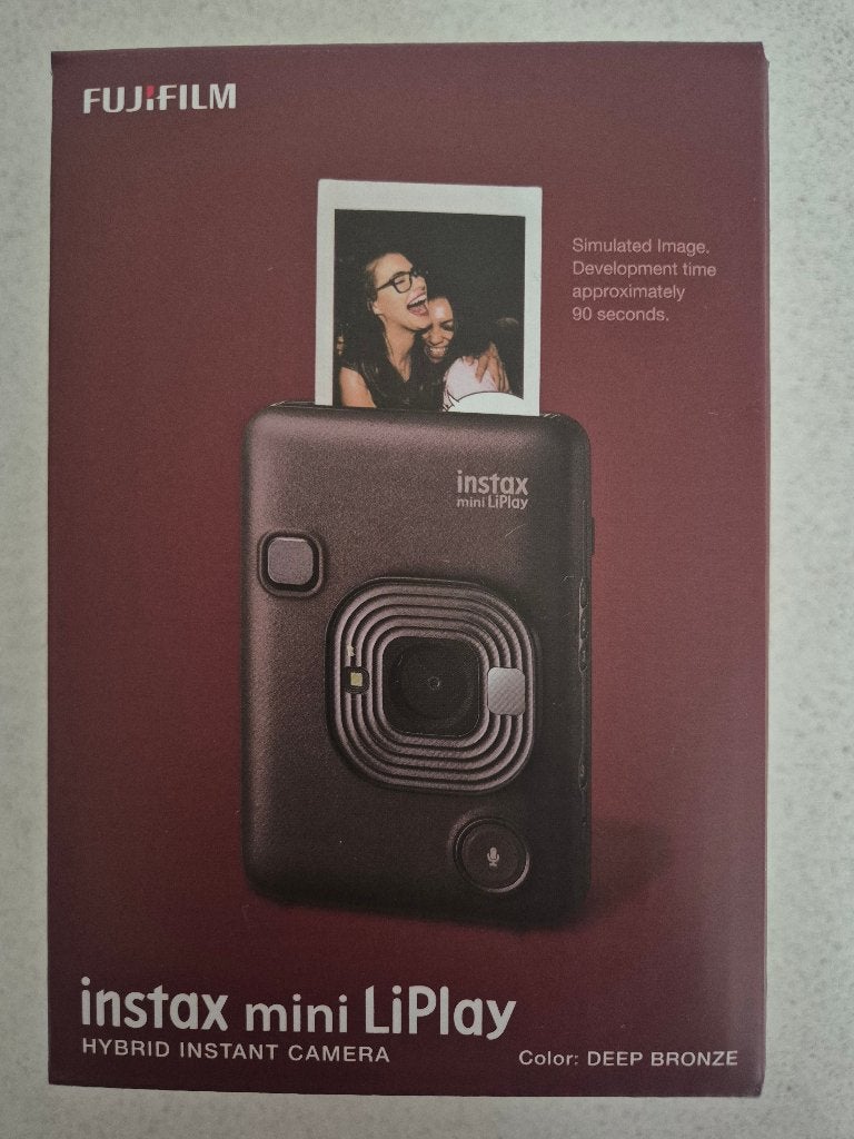 Fujifilm Instax Mini LiPlay camera, hoesje en Mini film, Ophalen of Verzenden, Nieuw, Compact, Fuji