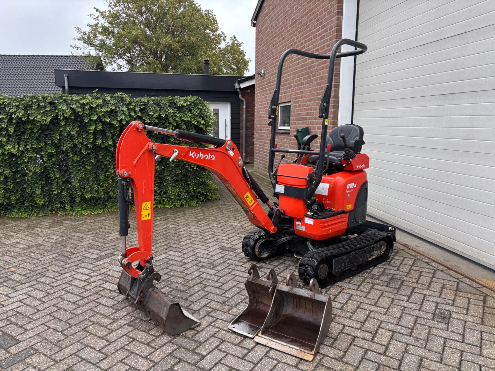 Kubota U10-3 Minigraver graafmachine Side liveler!, Graafmachine