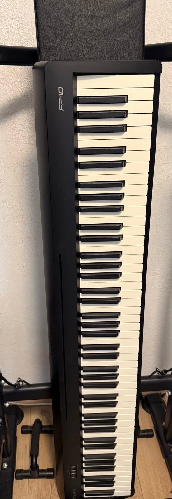 Roland FP-10 Digitale Piano met standaard, koptelefoon,pedal, Muziek en Instrumenten, Keyboards, Ophalen, 88 toetsen, Roland, Zo goed als nieuw
