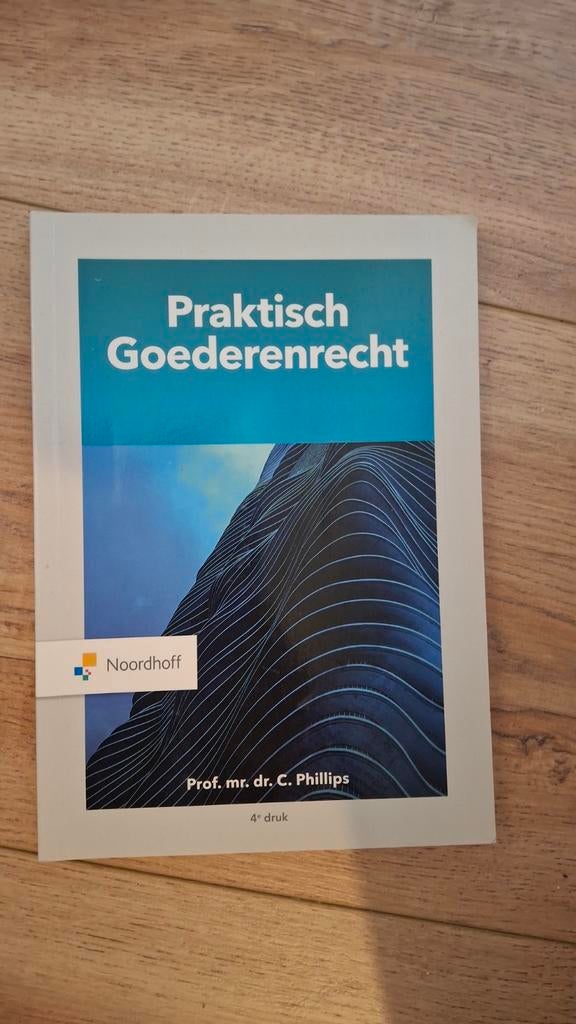 Praktisch Goederenrecht, Prof. mr. dr. C. Phillips, Zo goed als nieuw, Gamma, HBO