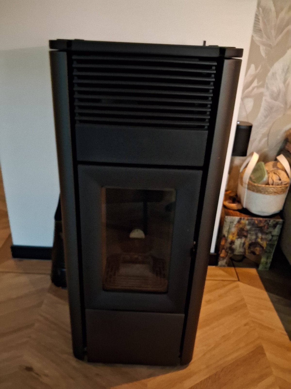MCZ Teia Comfort Air 10 S1 pelletkachel kanalisatie, Ophalen of Verzenden, Zo goed als nieuw, Hout, Pelletkachel