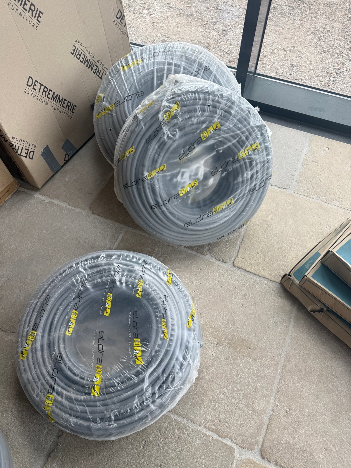 Eldra YMvK Dca-s2 5G 2,5 mm² GY kabel - 100 meter, Ophalen, Nieuw, Overige merken, Kabel of Snoer