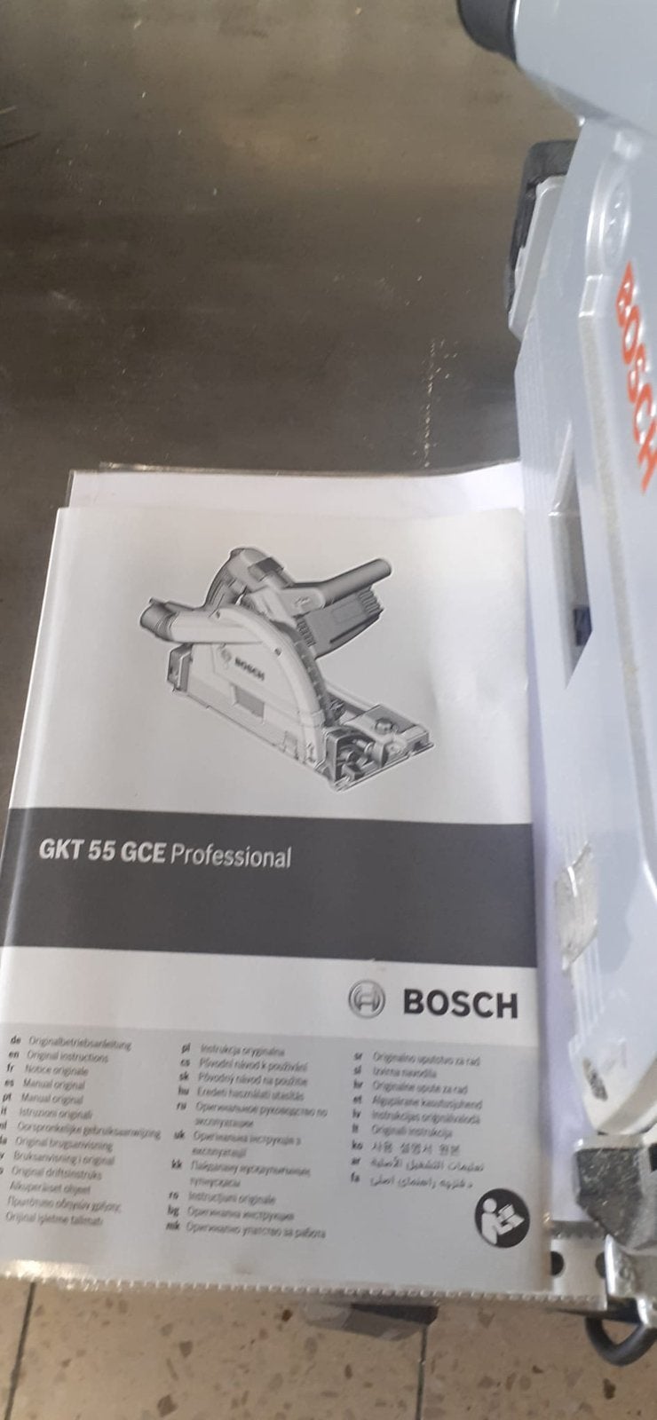 Afkortzaag nieuw merk bosch, Ophalen, Zo goed als nieuw