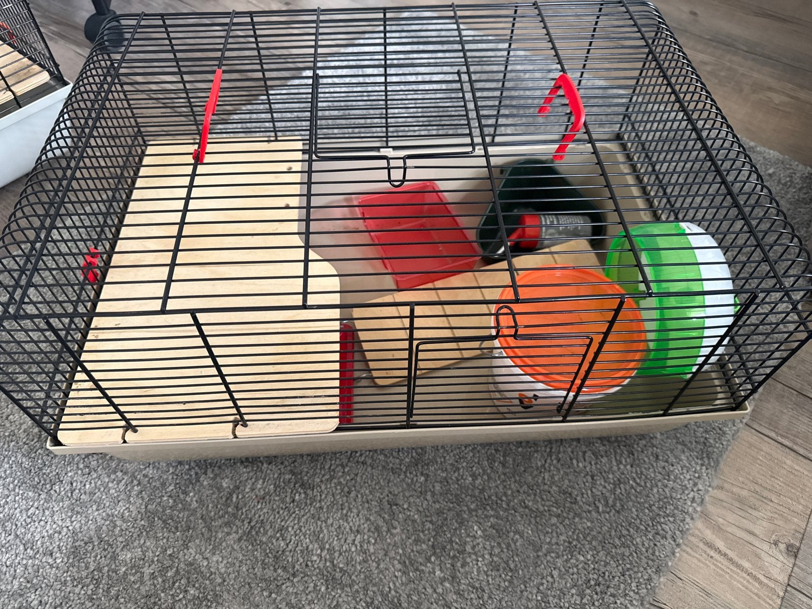 Hamsterkooi met benodigdheden, Ophalen, Zo goed als nieuw