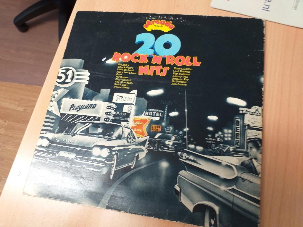 20 Rock 'N' Roll Hits, Cd's en Dvd's, Vinyl | Rock, Gebruikt, 12 inch, Ophalen of Verzenden