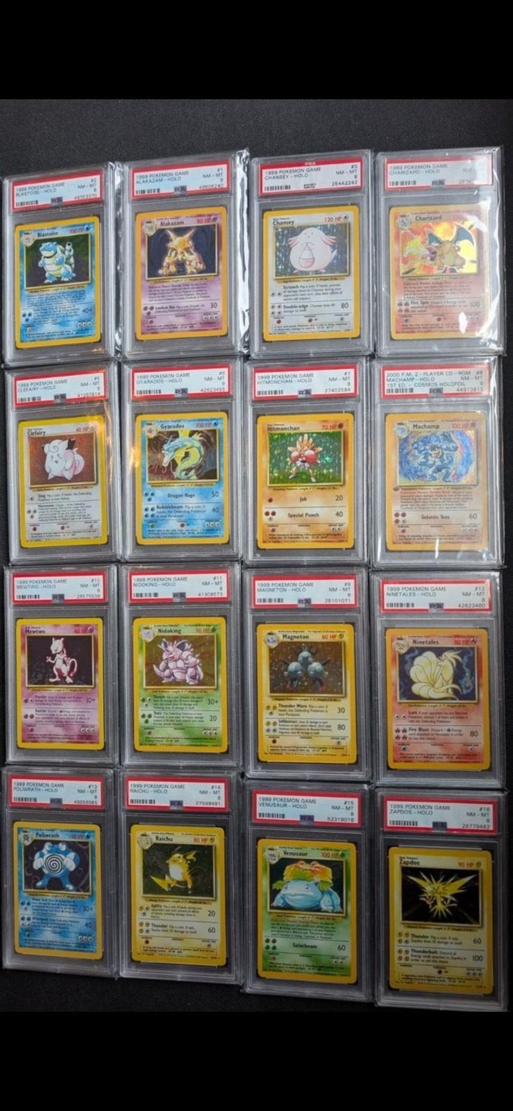 Gezocht: holo’s base set 1999 psa 8 -engels, Ophalen of Verzenden, Zo goed als nieuw